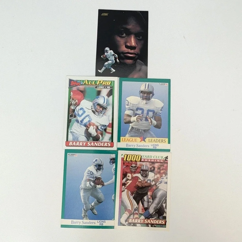 NFL Football Card Collection Binder 200+ Barry Sander Emmitt Smith‎ Rookies